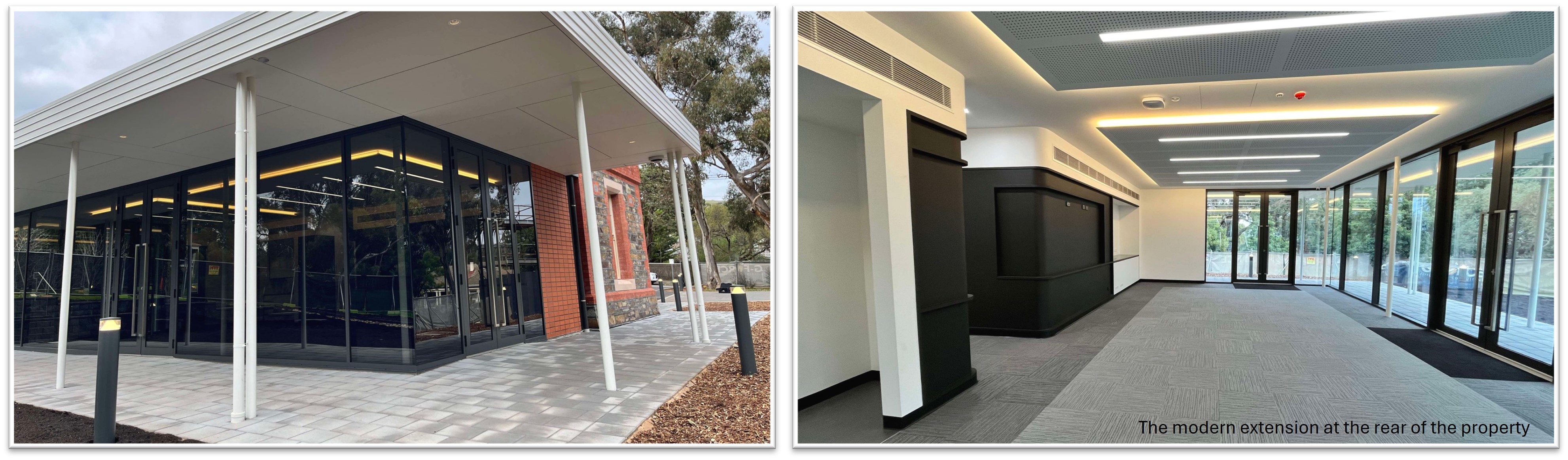 the new sections of the Urrbrae Gatehouse 