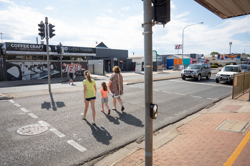 Pedestrian Actuated Crossing