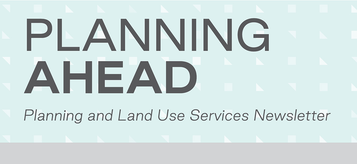 <p>February 2021 edition of the Planning Ahead newsletter</p>