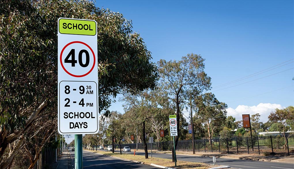 40 km/hr school speed limits