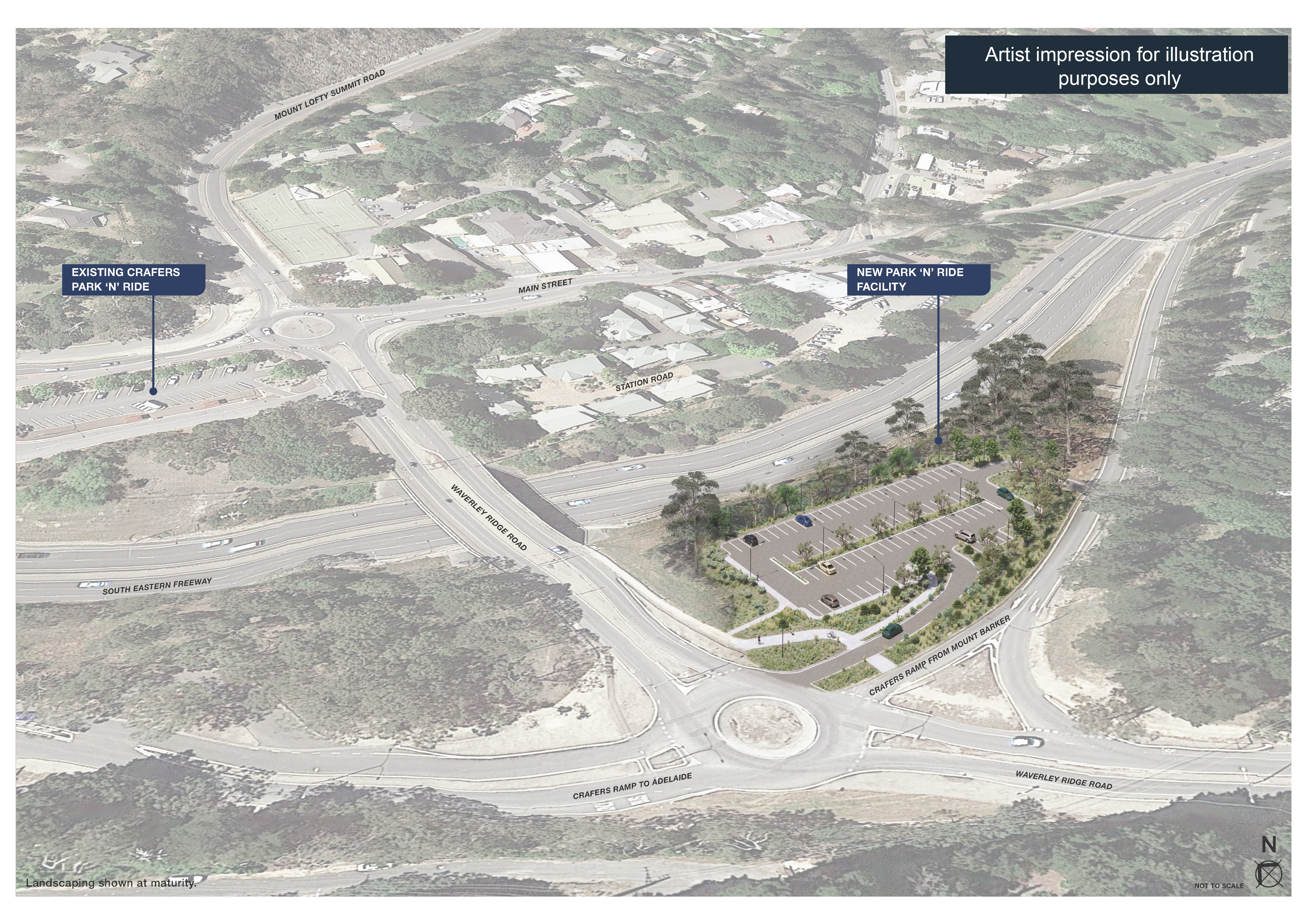 Artists impression of the new PnR