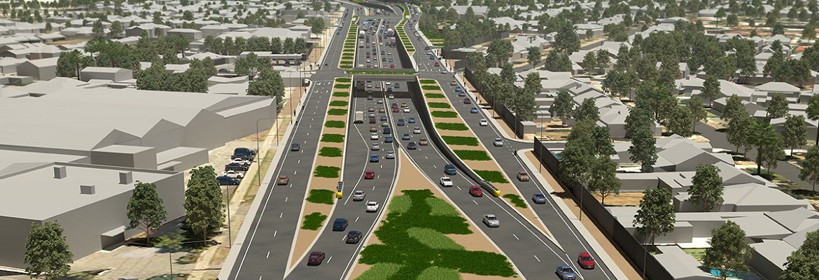 Concept image of roads,