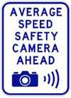 average speed camera sign
